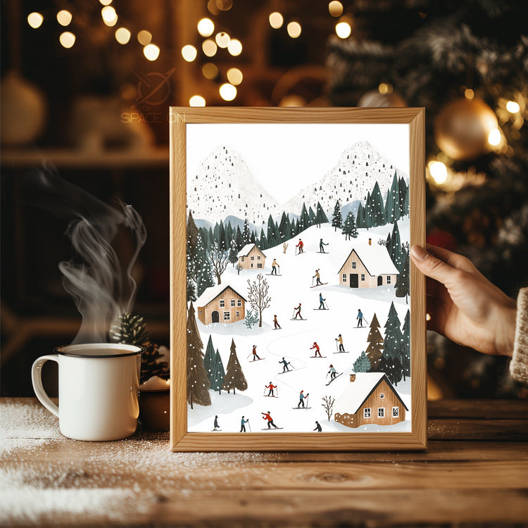 Winter White Canvas Poster Tablosu