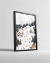 Winter White Canvas Poster Tablosu