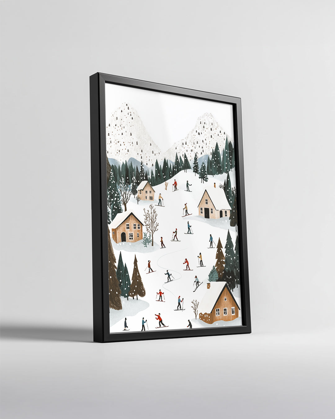 Winter White Canvas Poster Tablosu