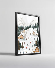 Winter White Canvas Poster Tablosu