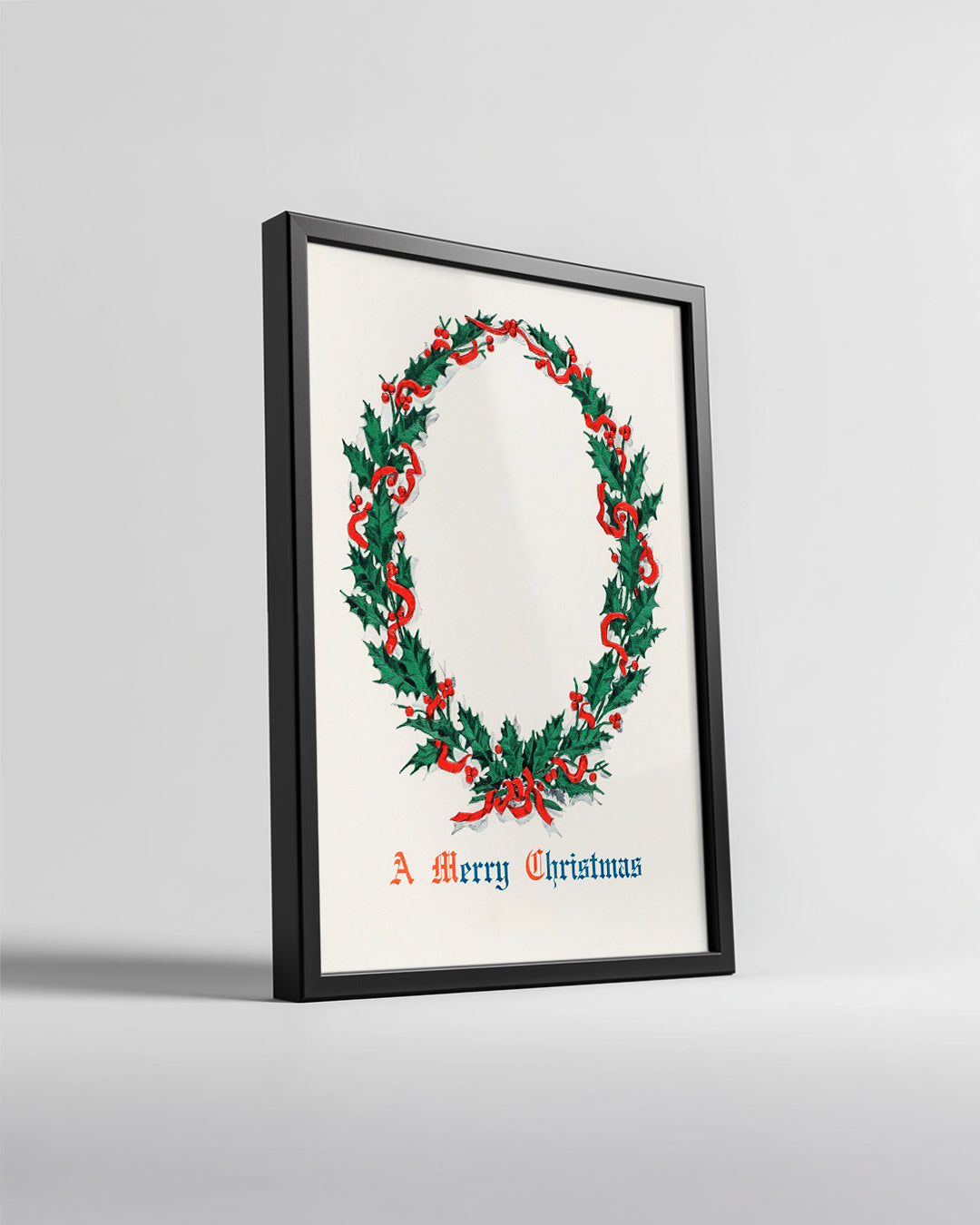 Winter Wishes Typography Poster Tablosu