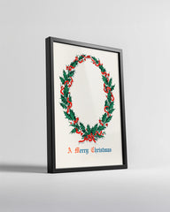 Winter Wishes Typography Poster Tablosu