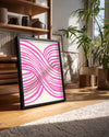 Woven Pink Poster Tablosu