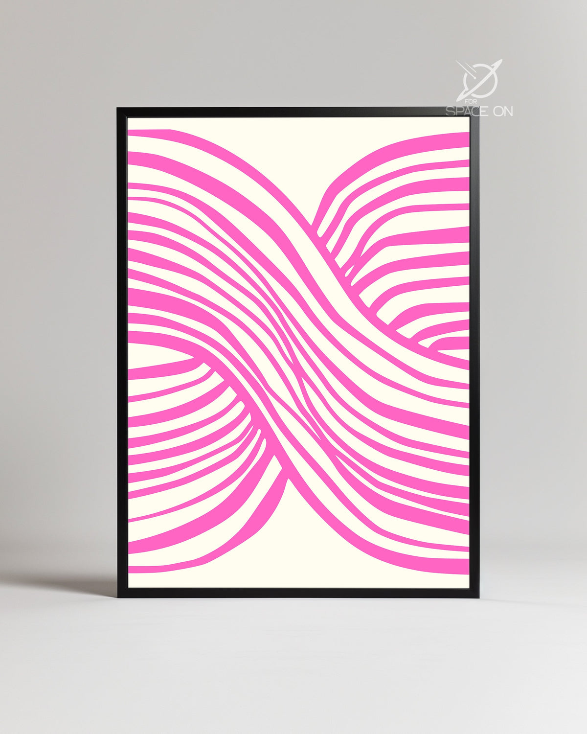 Woven Pink Poster Tablosu