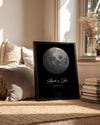 Sky Star Map Poster Table (Moon)