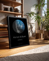 Sky Star Map Poster Table (World)