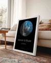 Sky Star Map Poster Table (World)