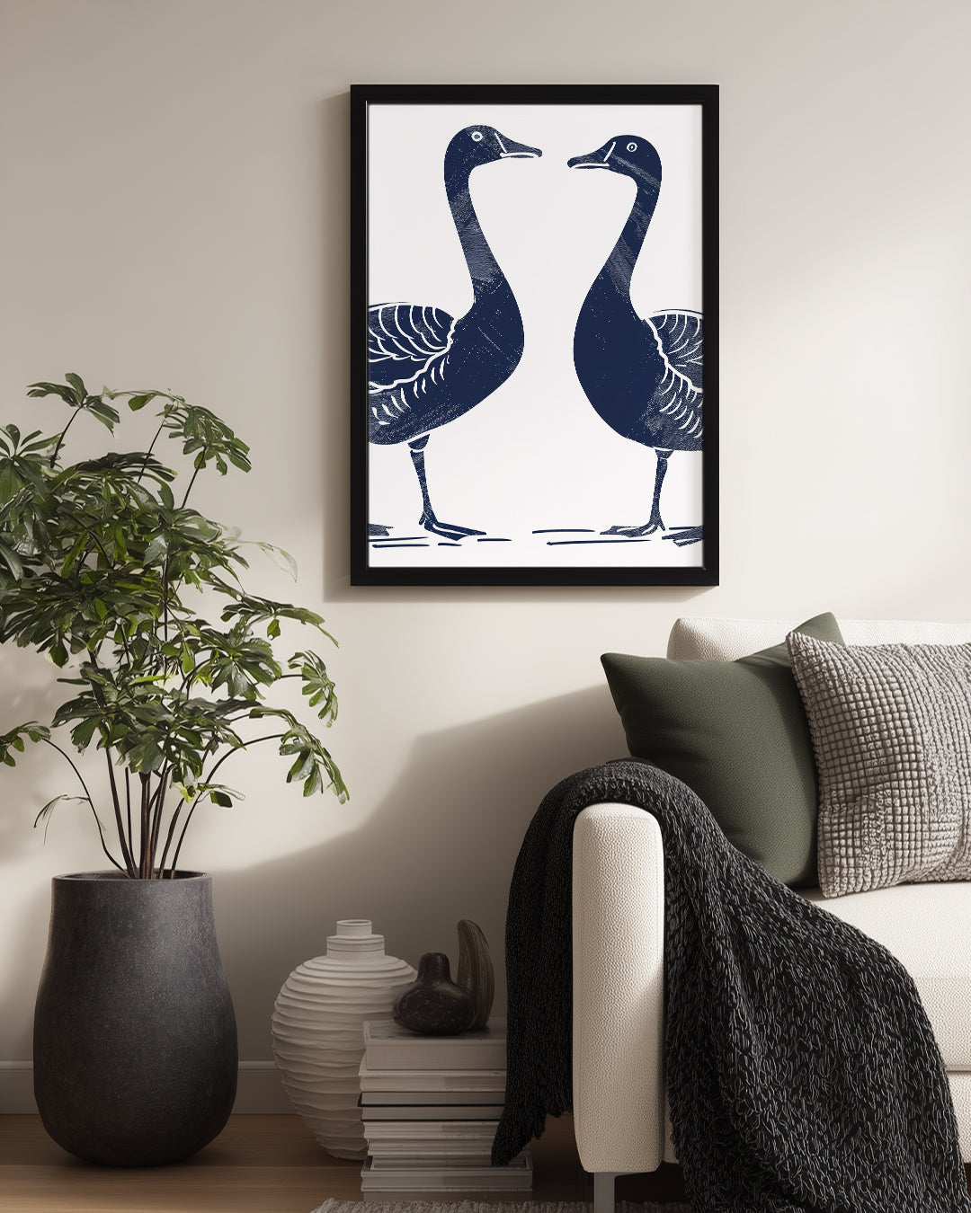 Yaban Kazı - Çiftleşme Davranışı Poster Tablosu
