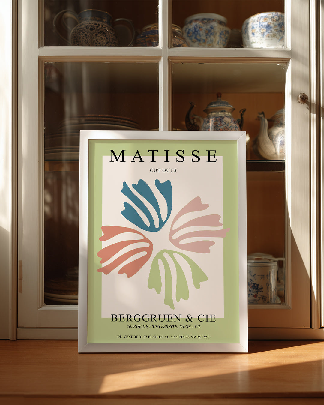 Yapraklar Üstünde Soyut Kompozisyon - Henri Matisse - 1953 Poster Tablosu
