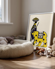 Yellow Bear Poster Tablosu