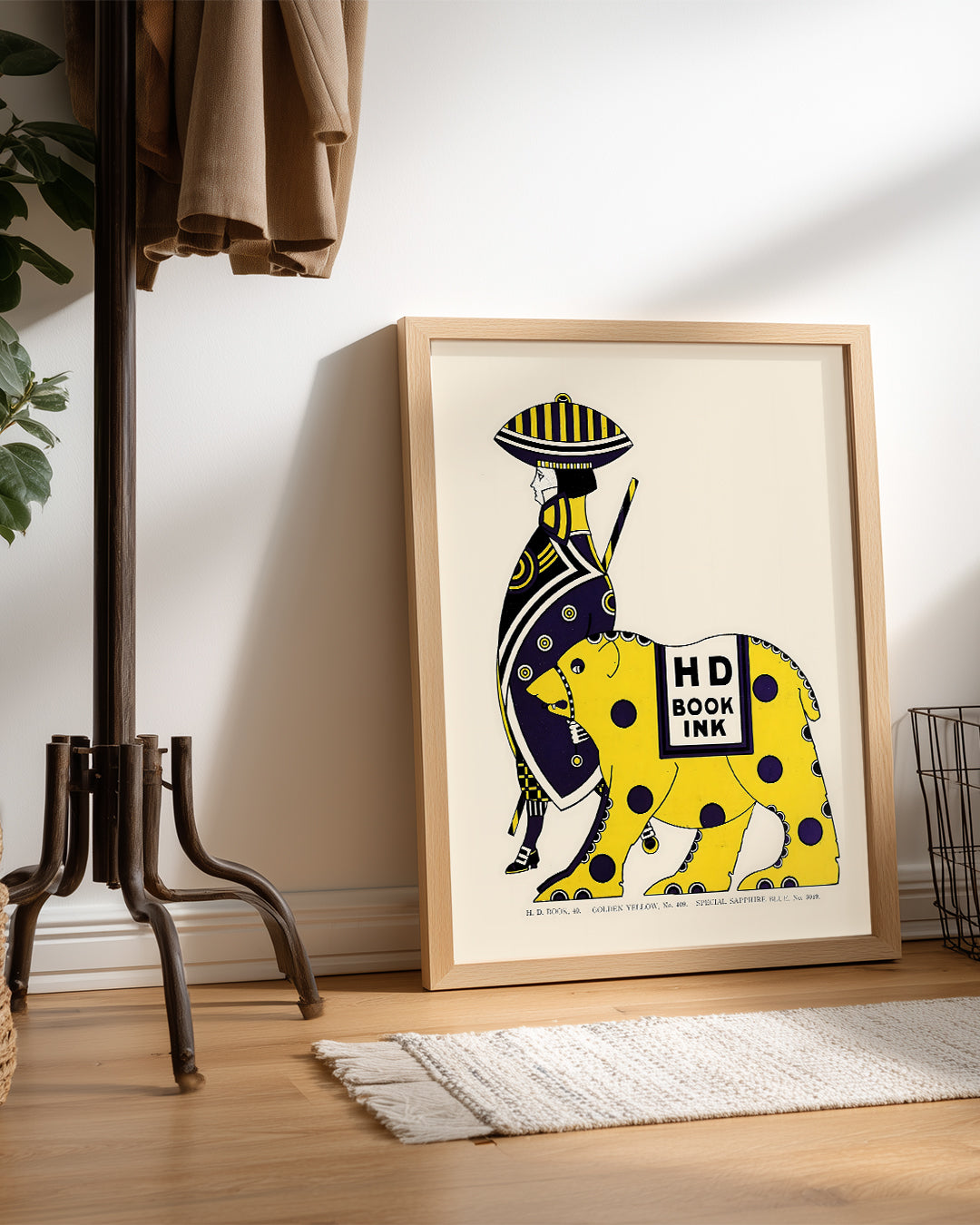 Yellow Bear Poster Tablosu