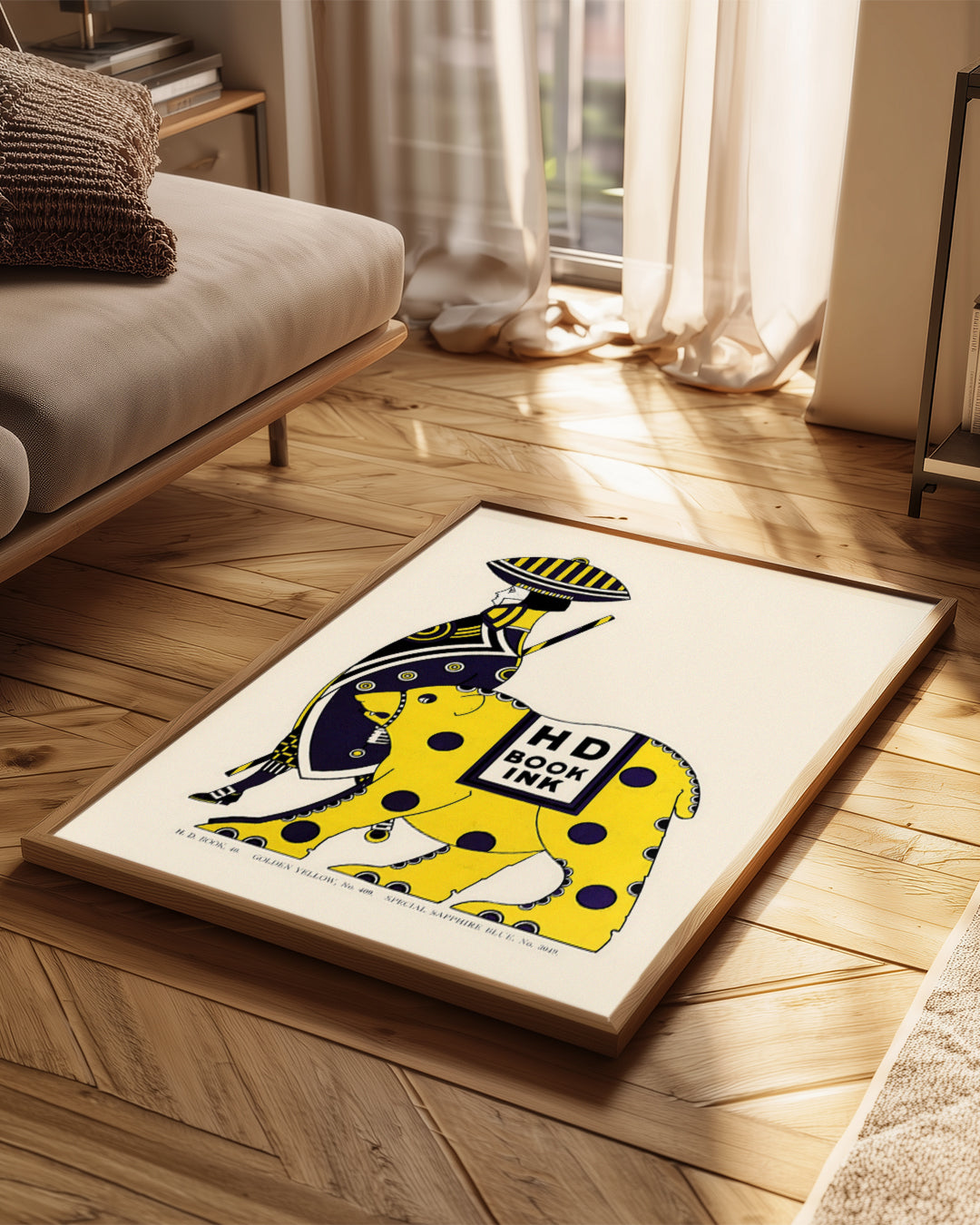 Yellow Bear Poster Tablosu