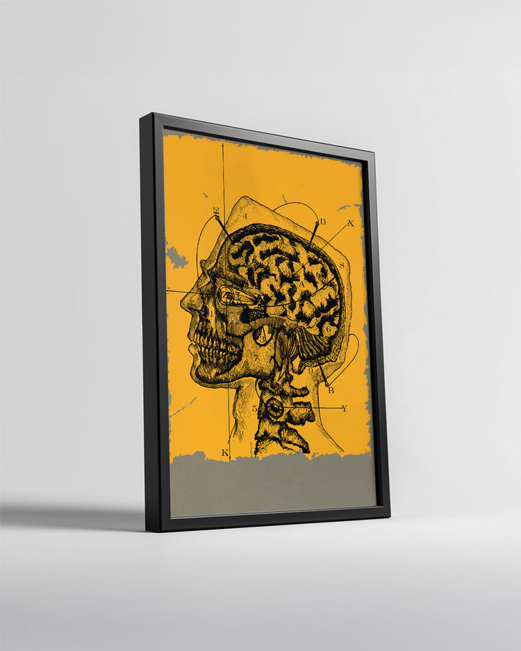 Yellow Brain Poster Tablosu