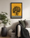 Yellow Brain Poster Tablosu