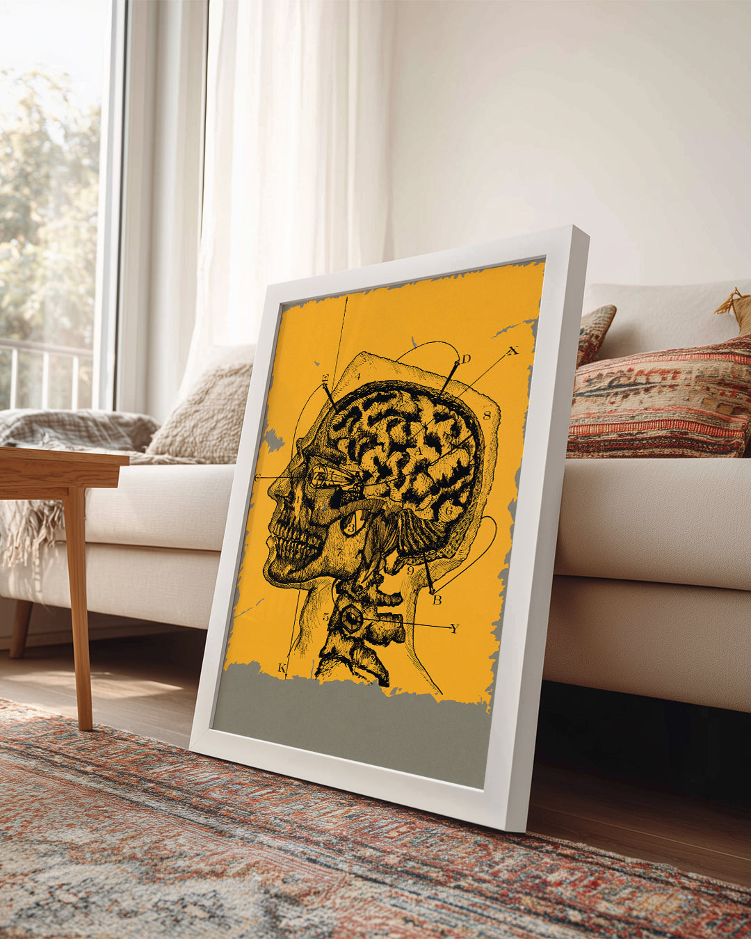 Yellow Brain Poster Tablosu