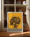 Yellow Brain Poster Tablosu