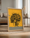 Yellow Brain Poster Tablosu
