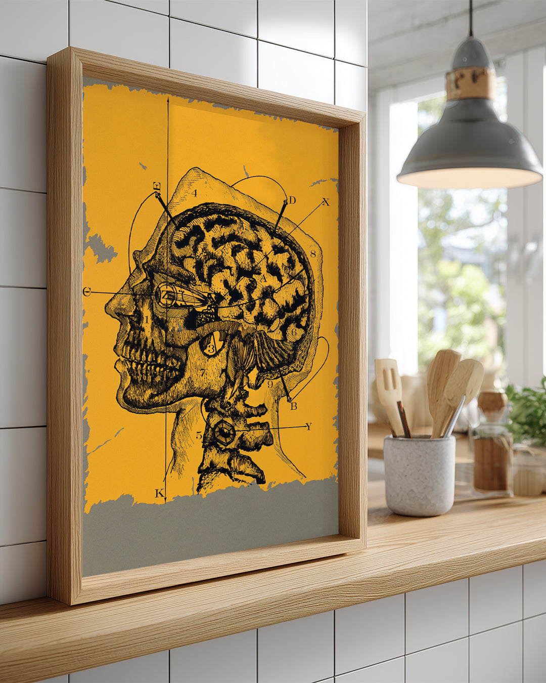 Yellow Brain Poster Tablosu