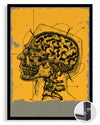 Yellow Brain Poster Tablosu