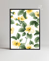 Yellow Bush Poster Tablosu