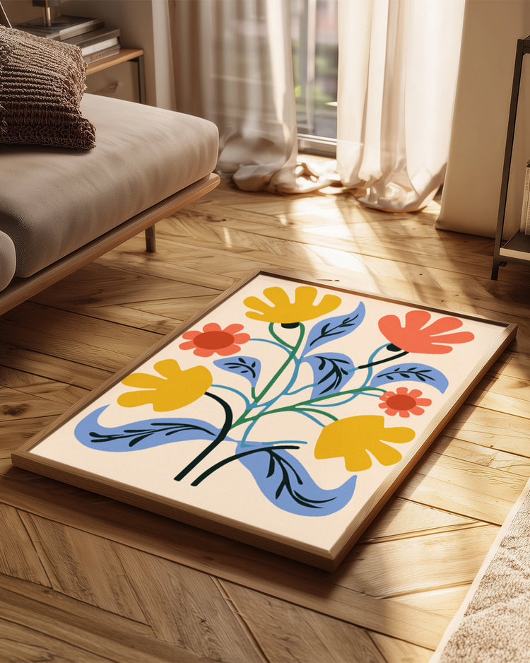 Yellow Bush 2 Poster Tablosu