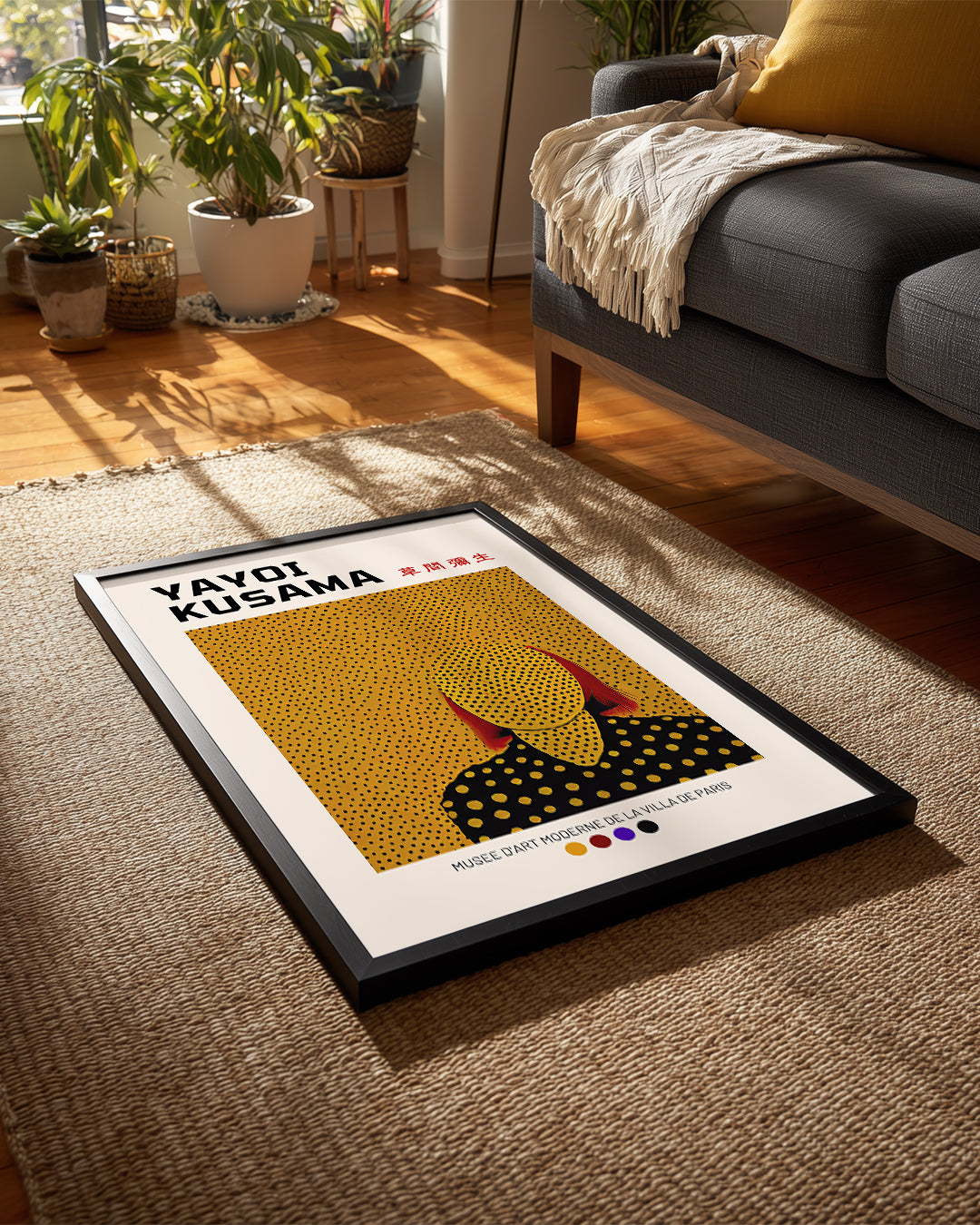 Yellow Dot Poster Tablosu