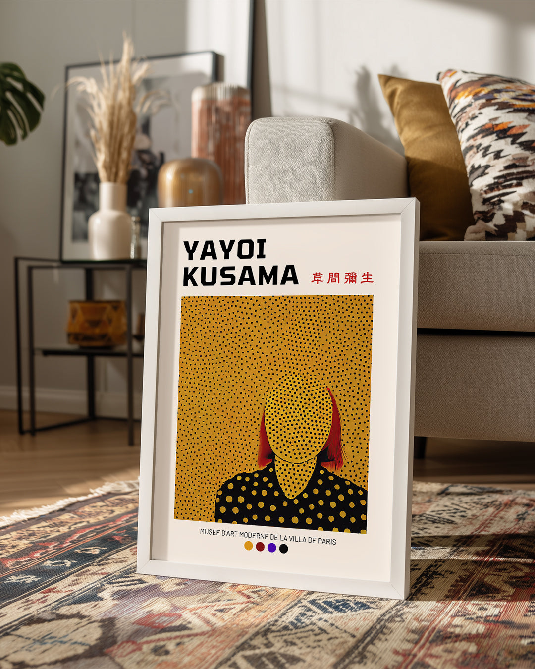 Yellow Dot Poster Tablosu