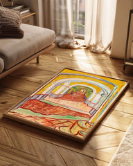 Yellow Hall Poster Tablosu