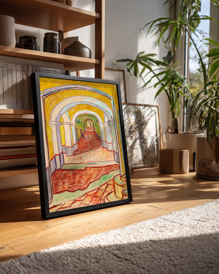 Yellow Hall Poster Tablosu