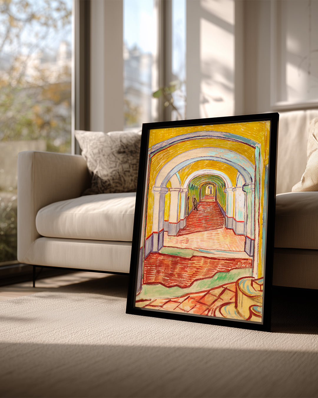 Yellow Hall Poster Tablosu