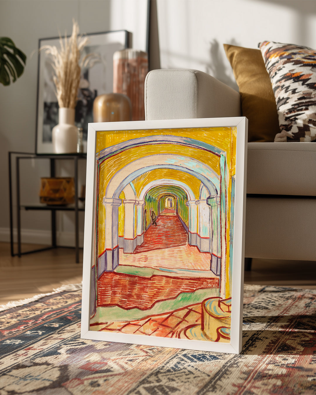 Yellow Hall Poster Tablosu