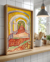Yellow Hall Poster Tablosu