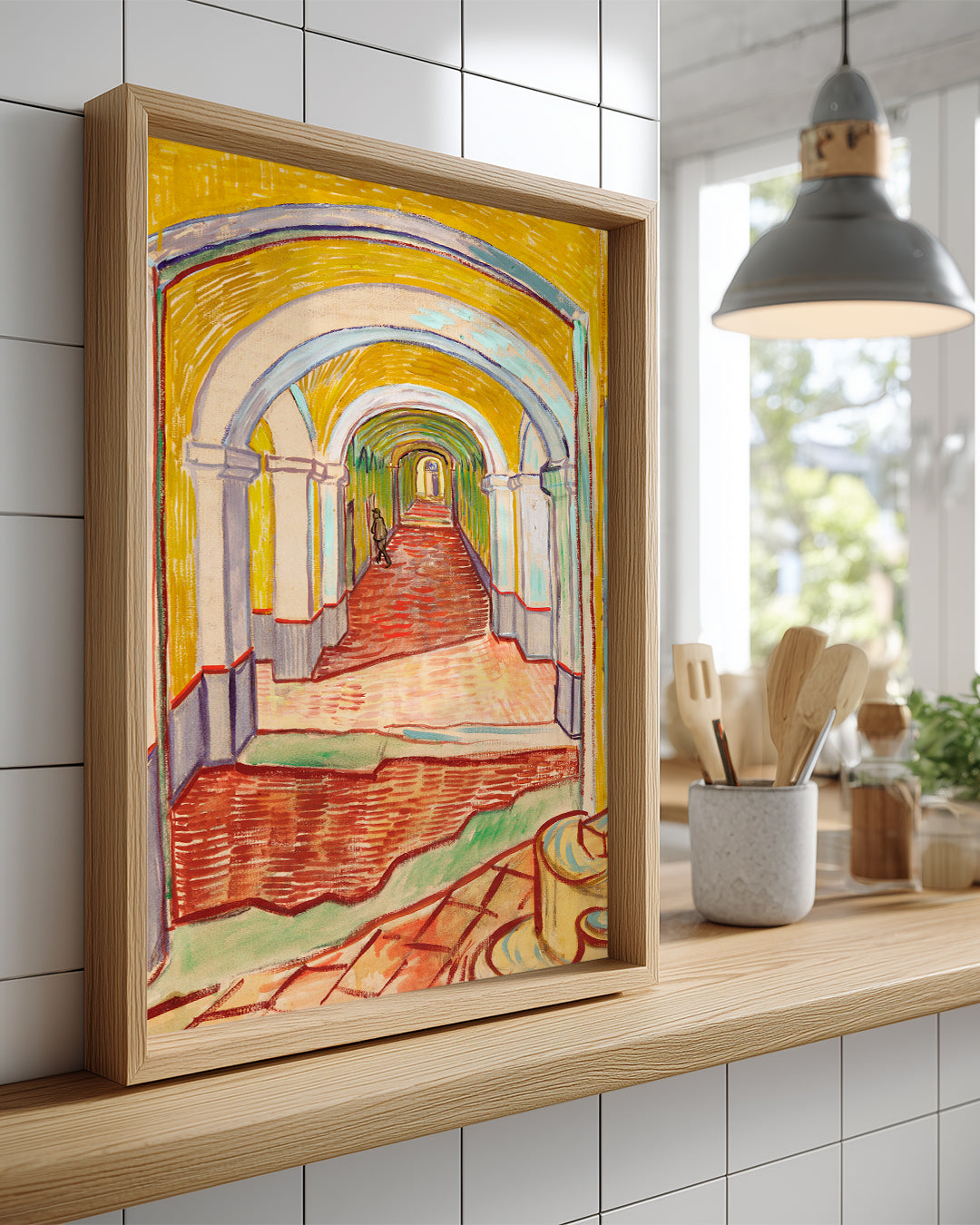 Yellow Hall Poster Tablosu
