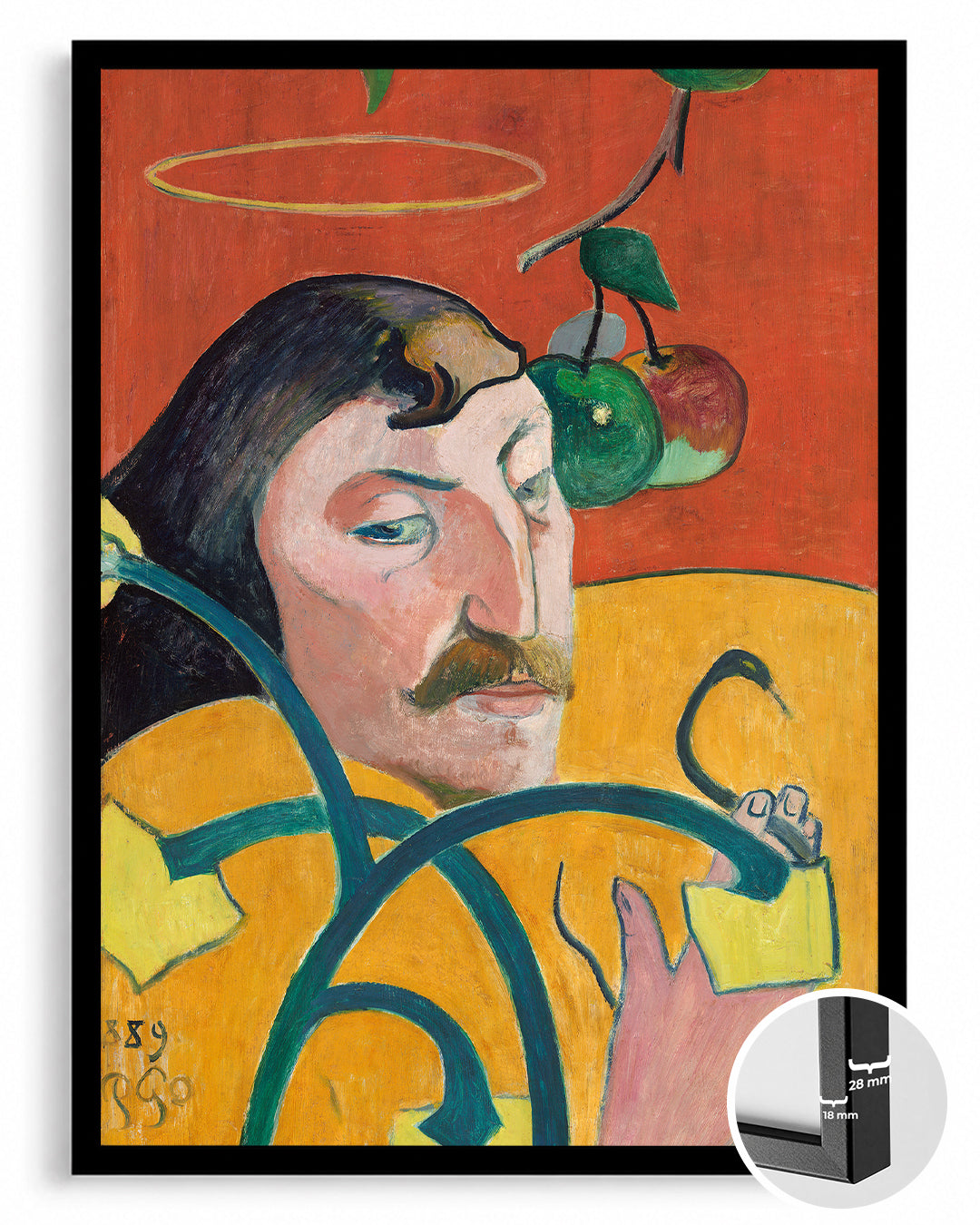 Yellow Halo Poster Tablosu