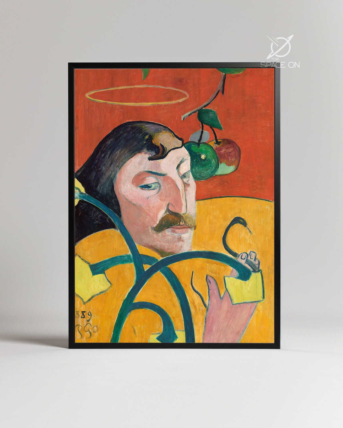 Yellow Halo Poster Tablosu