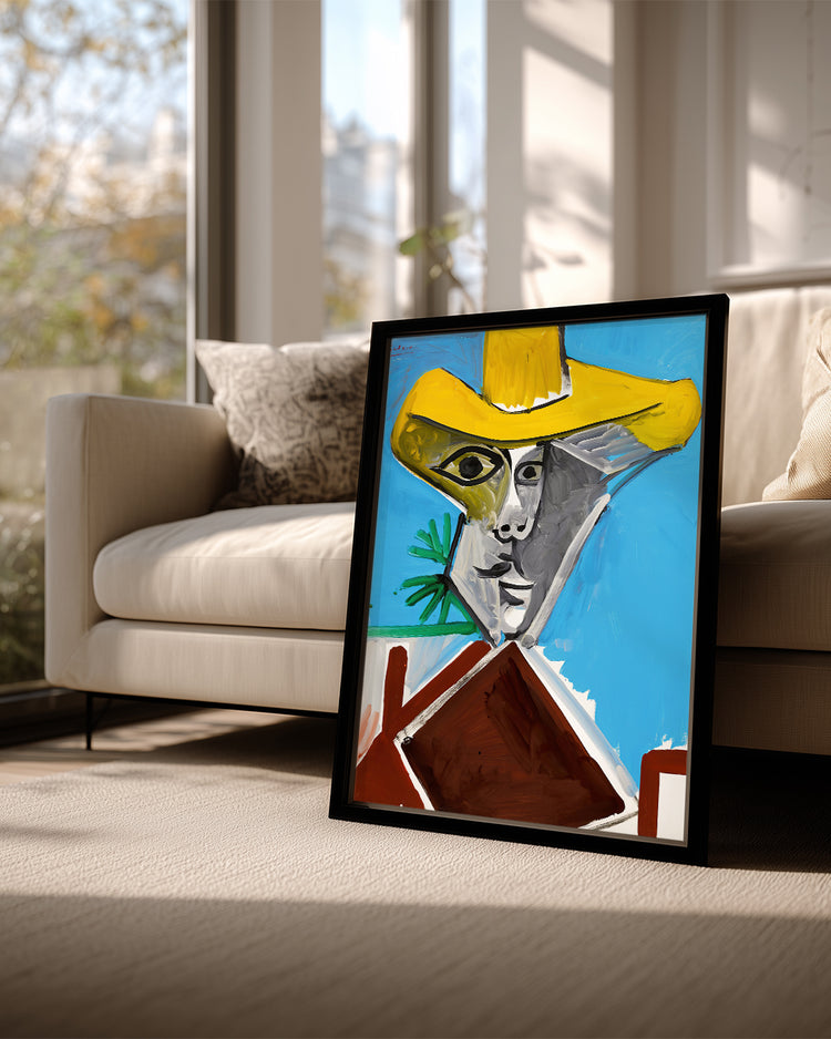 Yellow Hat Poster Tablosu