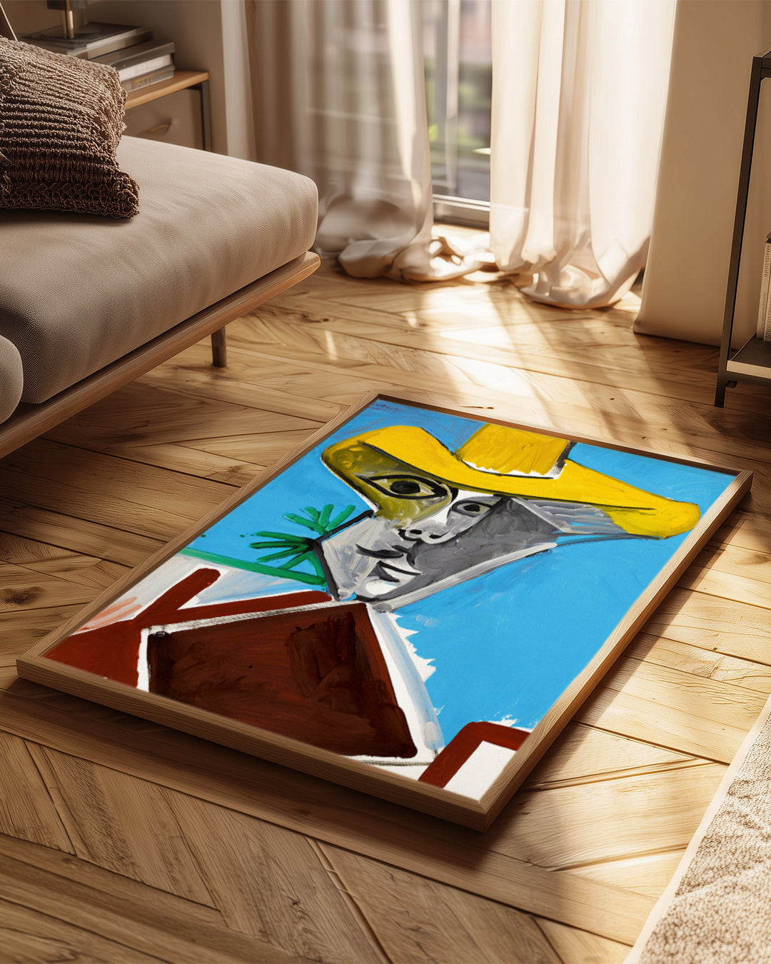 Yellow Hat Poster Tablosu