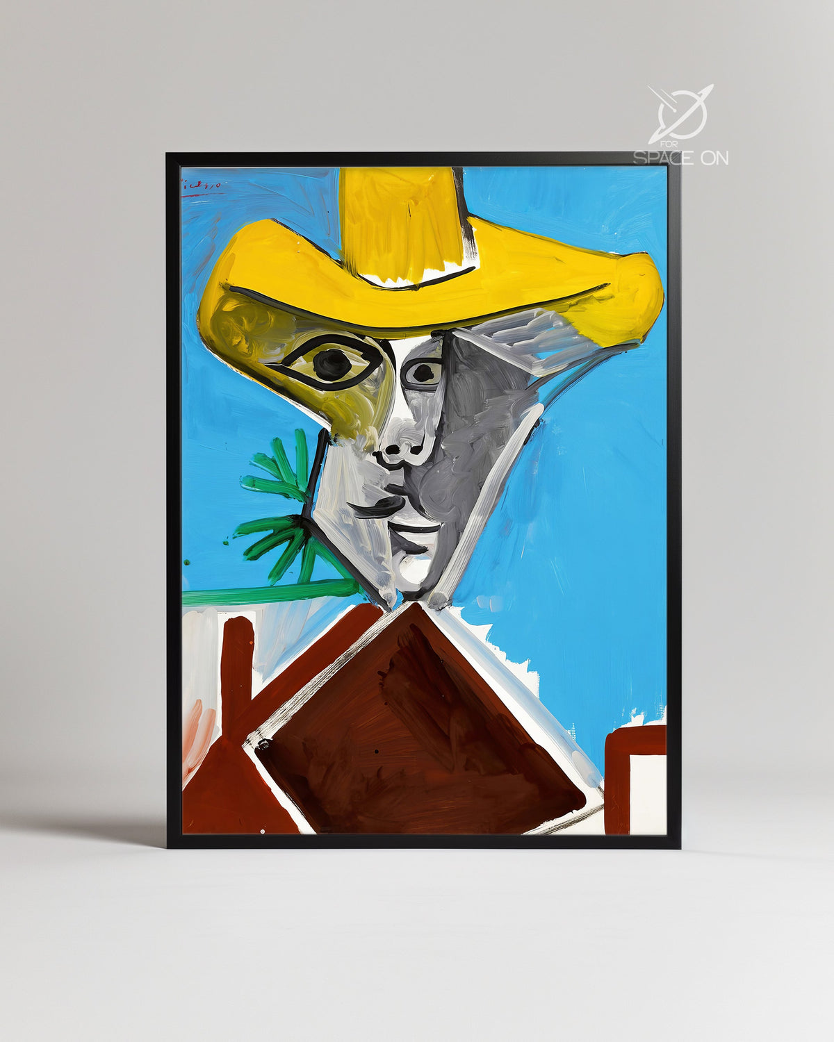 Yellow Hat Poster Tablosu