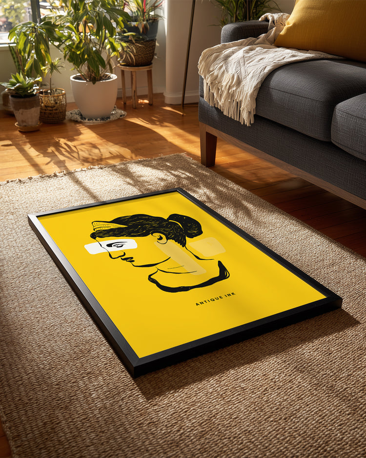 Yellow Head Poster Tablosu
