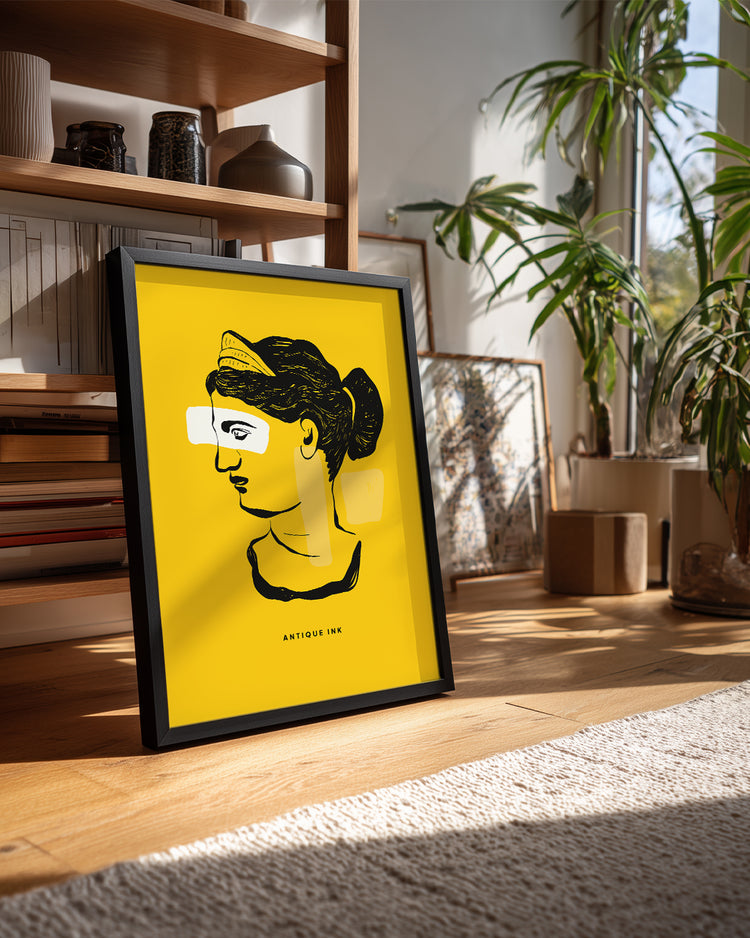 Yellow Head Poster Tablosu