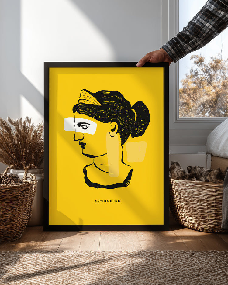 Yellow Head Poster Tablosu