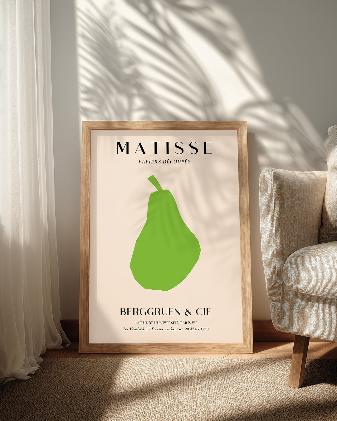 Yeşil Armut - Henri Matisse - 1953 Poster Tablosu
