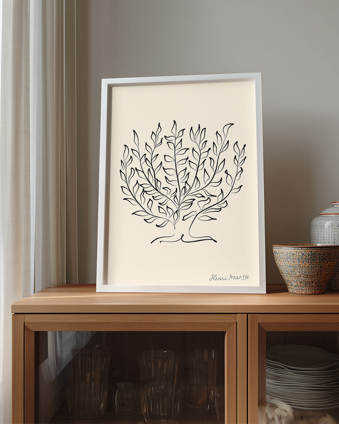 Yeşil Yapraklar Kompozisyonu - Henri Matisse Poster Tablosu