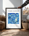 Yıldızlı Gece - Vincent van Gogh - 1889 Poster Tablosu
