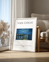 Yıldızlı Gece Rhône Üzerinde - Vincent van Gogh - 1888 Poster Tablosu