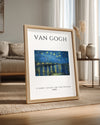 Yıldızlı Gece Rhône Üzerinde - Vincent van Gogh - 1888 Poster Tablosu