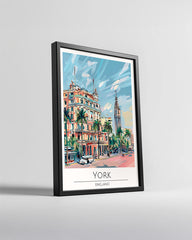 York İngiltere Poster Tablosu