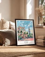 York İngiltere Poster Tablosu