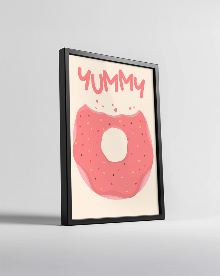 Yummy Donut Poster Tablosu