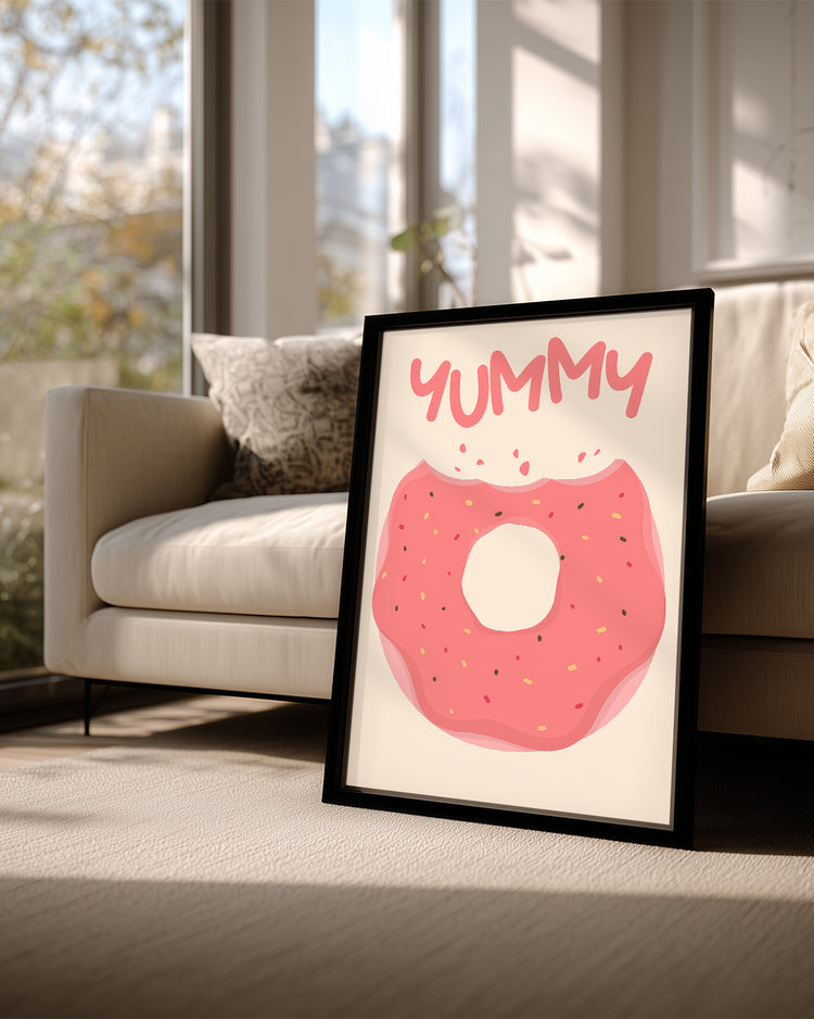 Yummy Donut Poster Tablosu